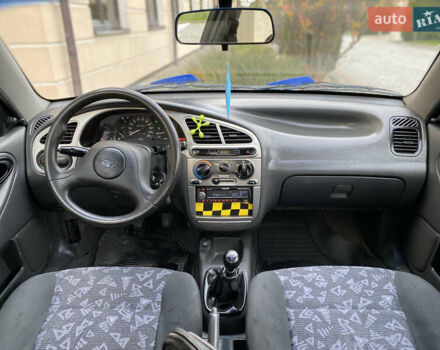 Синий Дэу Ланос, объемом двигателя 1.5 л и пробегом 197 тыс. км за 2550 $, фото 10 на Automoto.ua