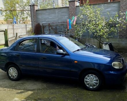 Синий Дэу Ланос, объемом двигателя 1.5 л и пробегом 210 тыс. км за 2400 $, фото 7 на Automoto.ua