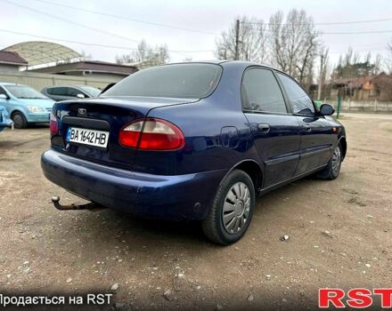 Синий Дэу Ланос, объемом двигателя 1.5 л и пробегом 180 тыс. км за 2100 $, фото 3 на Automoto.ua