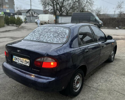 Синий Дэу Ланос, объемом двигателя 1.5 л и пробегом 303 тыс. км за 1450 $, фото 2 на Automoto.ua