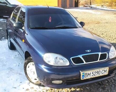 Синий Дэу Ланос, объемом двигателя 1.5 л и пробегом 175 тыс. км за 3250 $, фото 3 на Automoto.ua