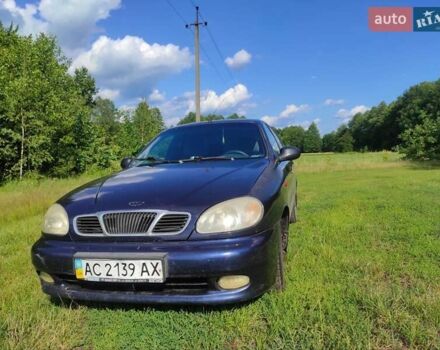 Синий Дэу Ланос, объемом двигателя 1.5 л и пробегом 370 тыс. км за 1600 $, фото 3 на Automoto.ua