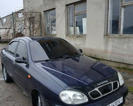 Синий Дэу Ланос, объемом двигателя 1.5 л и пробегом 220 тыс. км за 2600 $, фото 1 на Automoto.ua