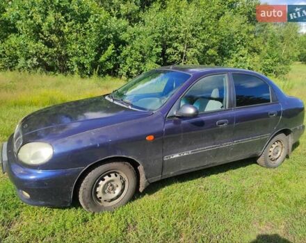 Синий Дэу Ланос, объемом двигателя 1.5 л и пробегом 370 тыс. км за 1600 $, фото 4 на Automoto.ua