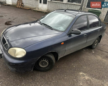 Синий Дэу Ланос, объемом двигателя 1.5 л и пробегом 270 тыс. км за 1600 $, фото 3 на Automoto.ua