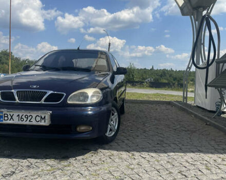 Синій Деу Ланос, об'ємом двигуна 1.5 л та пробігом 220 тис. км за 2100 $, фото 1 на Automoto.ua