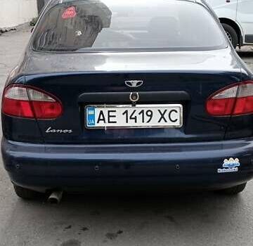 Синий Дэу Ланос, объемом двигателя 1.5 л и пробегом 300 тыс. км за 2850 $, фото 4 на Automoto.ua