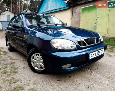 Синий Дэу Ланос, объемом двигателя 1.5 л и пробегом 212 тыс. км за 2550 $, фото 1 на Automoto.ua