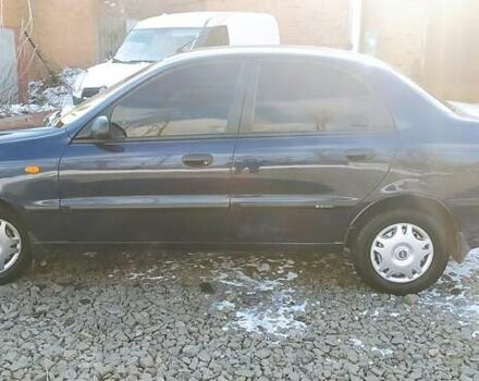 Синий Дэу Ланос, объемом двигателя 1.5 л и пробегом 175 тыс. км за 3250 $, фото 4 на Automoto.ua