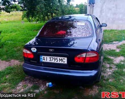Синий Дэу Ланос, объемом двигателя 1.5 л и пробегом 300 тыс. км за 2200 $, фото 4 на Automoto.ua