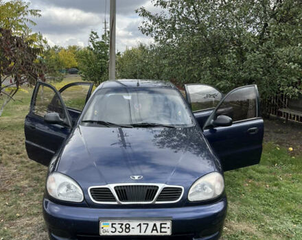 Синий Дэу Ланос, объемом двигателя 1.5 л и пробегом 220 тыс. км за 2300 $, фото 9 на Automoto.ua