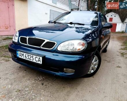 Синий Дэу Ланос, объемом двигателя 1.5 л и пробегом 212 тыс. км за 2550 $, фото 6 на Automoto.ua