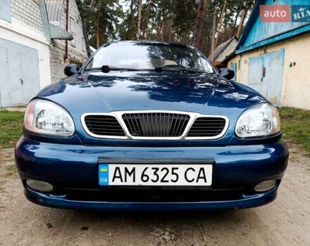 Синий Дэу Ланос, объемом двигателя 1.5 л и пробегом 212 тыс. км за 2550 $, фото 9 на Automoto.ua