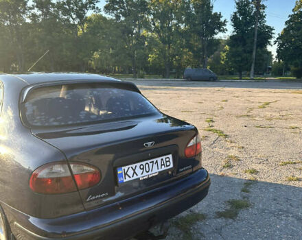 Синий Дэу Ланос, объемом двигателя 1.6 л и пробегом 213 тыс. км за 2600 $, фото 2 на Automoto.ua