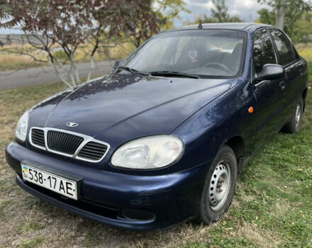 Синий Дэу Ланос, объемом двигателя 1.5 л и пробегом 220 тыс. км за 2300 $, фото 2 на Automoto.ua