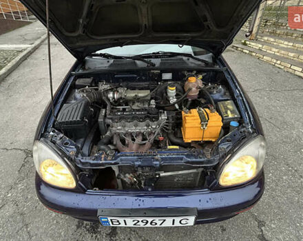 Синий Дэу Ланос, объемом двигателя 1.5 л и пробегом 320 тыс. км за 2500 $, фото 1 на Automoto.ua