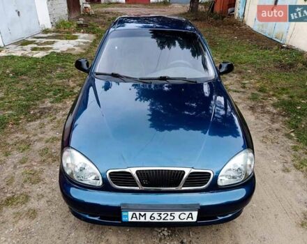 Синий Дэу Ланос, объемом двигателя 1.5 л и пробегом 212 тыс. км за 2550 $, фото 10 на Automoto.ua