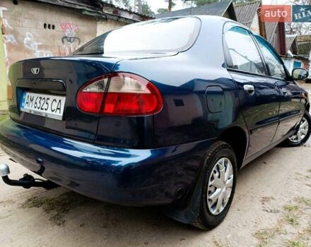 Синий Дэу Ланос, объемом двигателя 1.5 л и пробегом 212 тыс. км за 2550 $, фото 15 на Automoto.ua