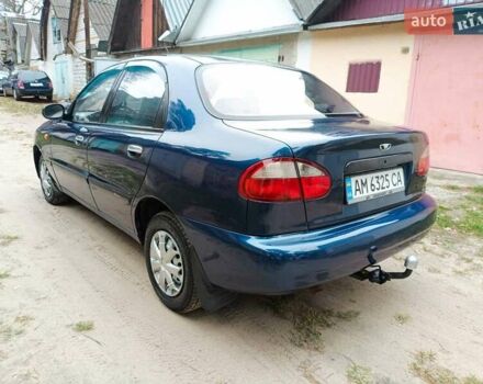 Синий Дэу Ланос, объемом двигателя 1.5 л и пробегом 212 тыс. км за 2550 $, фото 18 на Automoto.ua