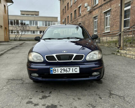 Синий Дэу Ланос, объемом двигателя 1.5 л и пробегом 320 тыс. км за 2500 $, фото 5 на Automoto.ua