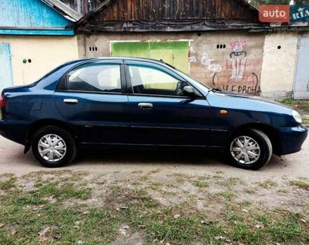 Синий Дэу Ланос, объемом двигателя 1.5 л и пробегом 212 тыс. км за 2550 $, фото 11 на Automoto.ua