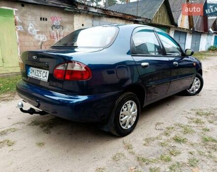 Синий Дэу Ланос, объемом двигателя 1.5 л и пробегом 212 тыс. км за 2550 $, фото 14 на Automoto.ua