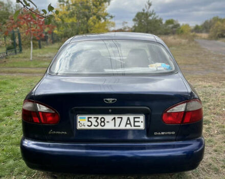 Синий Дэу Ланос, объемом двигателя 1.5 л и пробегом 220 тыс. км за 2300 $, фото 4 на Automoto.ua