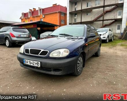 Синий Дэу Ланос, объемом двигателя 1.5 л и пробегом 180 тыс. км за 2100 $, фото 2 на Automoto.ua