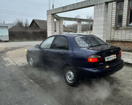 Синий Дэу Ланос, объемом двигателя 1.5 л и пробегом 303 тыс. км за 1450 $, фото 5 на Automoto.ua