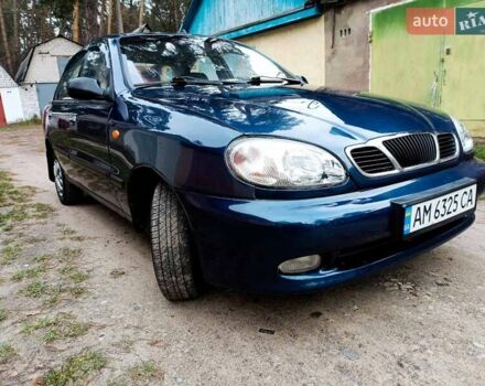 Синий Дэу Ланос, объемом двигателя 1.5 л и пробегом 212 тыс. км за 2550 $, фото 3 на Automoto.ua