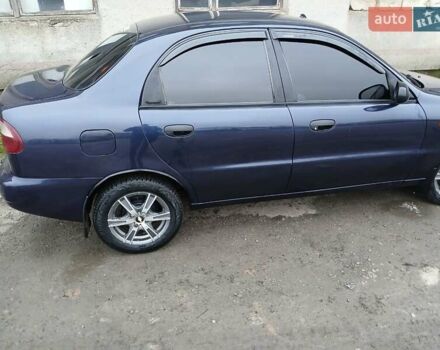 Синий Дэу Ланос, объемом двигателя 1.5 л и пробегом 220 тыс. км за 2600 $, фото 4 на Automoto.ua