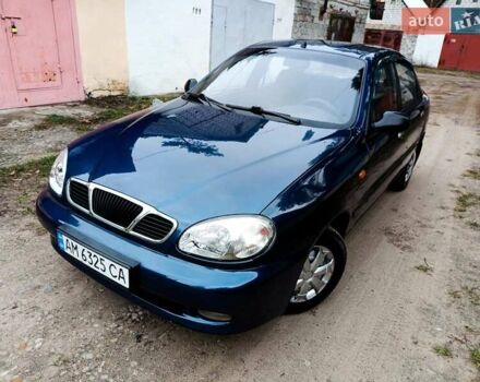 Синий Дэу Ланос, объемом двигателя 1.5 л и пробегом 212 тыс. км за 2550 $, фото 8 на Automoto.ua