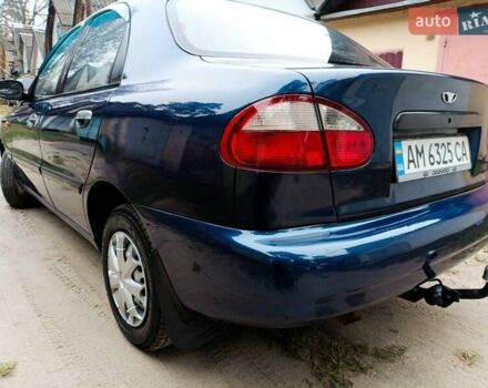 Синий Дэу Ланос, объемом двигателя 1.5 л и пробегом 212 тыс. км за 2550 $, фото 13 на Automoto.ua