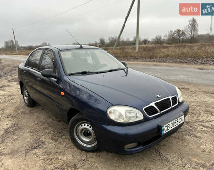 Синий Дэу Ланос, объемом двигателя 1.5 л и пробегом 177 тыс. км за 2100 $, фото 1 на Automoto.ua