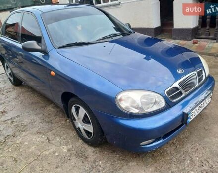 Синий Дэу Ланос, объемом двигателя 1.5 л и пробегом 223 тыс. км за 2199 $, фото 1 на Automoto.ua