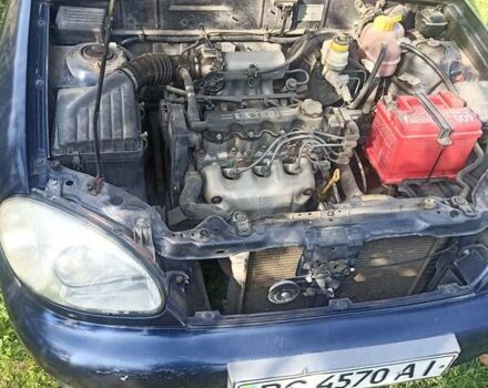 Синий Дэу Ланос, объемом двигателя 1.5 л и пробегом 230 тыс. км за 1600 $, фото 1 на Automoto.ua