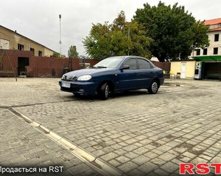 Синий Дэу Ланос, объемом двигателя 1.5 л и пробегом 188 тыс. км за 2850 $, фото 1 на Automoto.ua