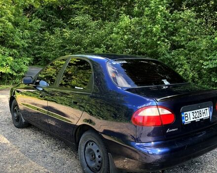Синий Дэу Ланос, объемом двигателя 1.6 л и пробегом 180 тыс. км за 2850 $, фото 2 на Automoto.ua