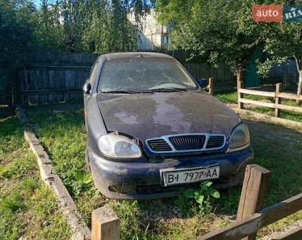 Синий Дэу Ланос, объемом двигателя 1.5 л и пробегом 520 тыс. км за 500 $, фото 3 на Automoto.ua
