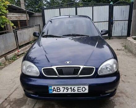 Синий Дэу Ланос, объемом двигателя 1.5 л и пробегом 200 тыс. км за 2200 $, фото 3 на Automoto.ua