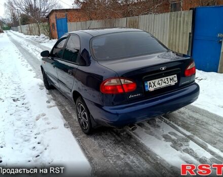 Синий Дэу Ланос, объемом двигателя 1.5 л и пробегом 220 тыс. км за 2600 $, фото 1 на Automoto.ua