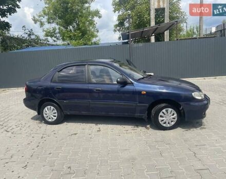Синий Дэу Ланос, объемом двигателя 1.5 л и пробегом 175 тыс. км за 2200 $, фото 3 на Automoto.ua