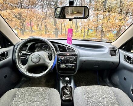 Синий Дэу Ланос, объемом двигателя 1.5 л и пробегом 203 тыс. км за 2300 $, фото 5 на Automoto.ua