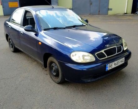 Синий Дэу Ланос, объемом двигателя 1.5 л и пробегом 0 тыс. км за 2000 $, фото 1 на Automoto.ua