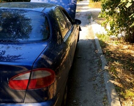 Синий Дэу Ланос, объемом двигателя 1.5 л и пробегом 290 тыс. км за 1200 $, фото 1 на Automoto.ua