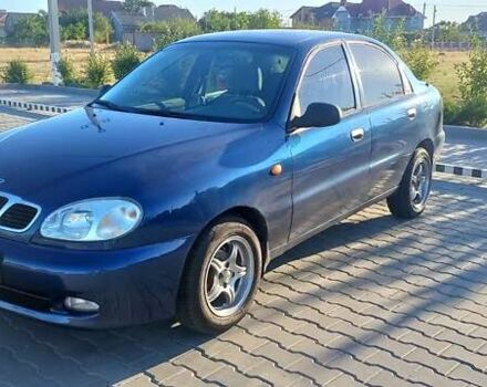 Синий Дэу Ланос, объемом двигателя 1.5 л и пробегом 304 тыс. км за 3500 $, фото 4 на Automoto.ua