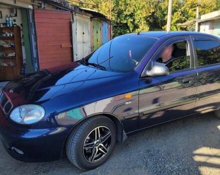 Синий Дэу Ланос, объемом двигателя 1.5 л и пробегом 200 тыс. км за 3500 $, фото 15 на Automoto.ua