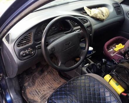 Синий Дэу Ланос, объемом двигателя 1.5 л и пробегом 274 тыс. км за 3200 $, фото 5 на Automoto.ua