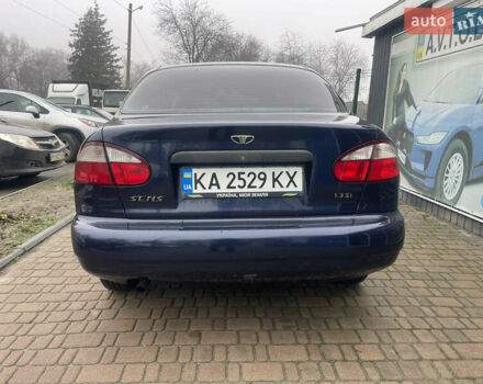 Синий Дэу Ланос, объемом двигателя 1.3 л и пробегом 126 тыс. км за 2199 $, фото 4 на Automoto.ua