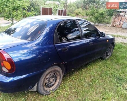 Синий Дэу Ланос, объемом двигателя 1.5 л и пробегом 274 тыс. км за 3200 $, фото 3 на Automoto.ua